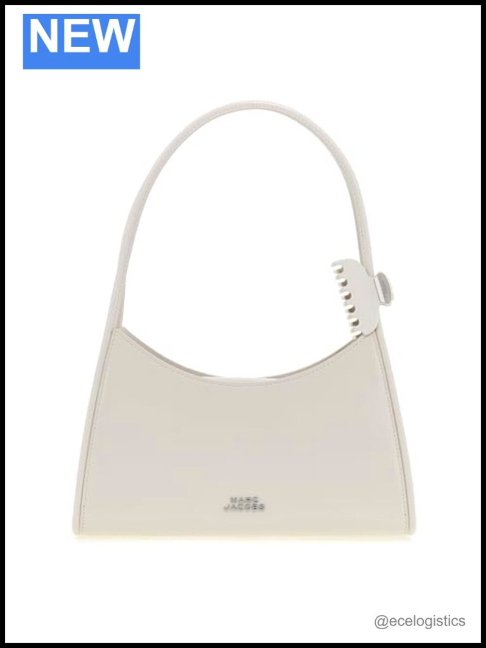 Spazzolato Leather Shoulder Bag Claw Clip Top Handle